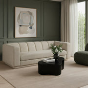 Modari 95" Fabric Upholstered Sofa in Beige - 143Beige-S