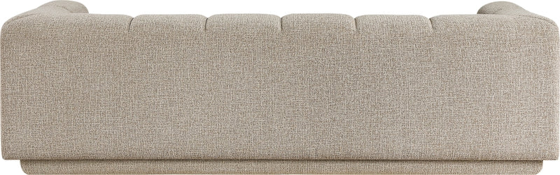 Modari 95" Fabric Upholstered Sofa in Beige - 143Beige-S