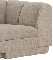 Modari 95" Fabric Upholstered Sofa in Beige - 143Beige-S