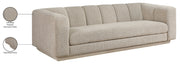 Modari 95" Fabric Upholstered Sofa in Beige - 143Beige-S