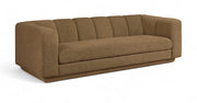 Modari 95" Fabric Upholstered Sofa in Brown - 143Brown-S