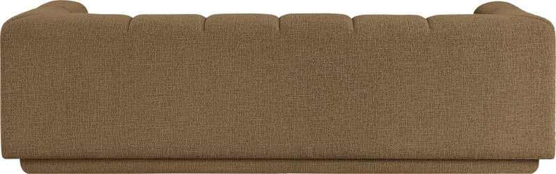 Modari 95" Fabric Upholstered Sofa in Brown - 143Brown-S