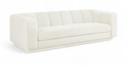 Modari 95" Fabric Upholstered Sofa in Cream - 143Cream-S