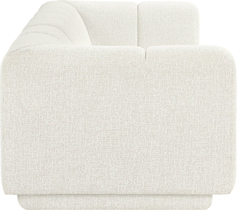 Modari 95" Fabric Upholstered Sofa in Cream - 143Cream-S