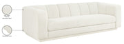 Modari 95" Fabric Upholstered Sofa in Cream - 143Cream-S