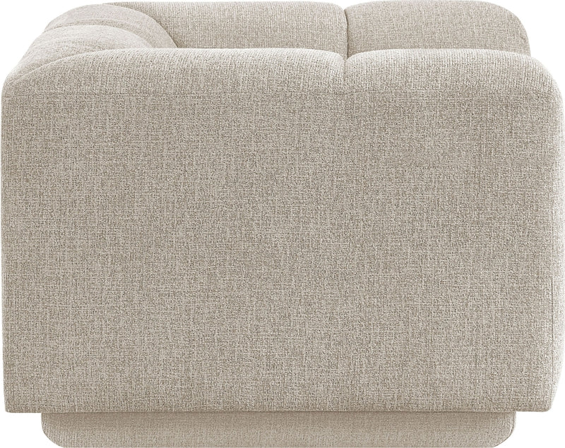 Modari Fabric Upholstered Chair in Beige - 143Beige-C