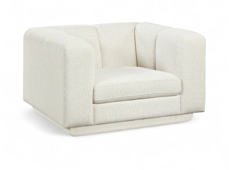 Modari Fabric Upholstered Chair in Cream - 143Cream-C
