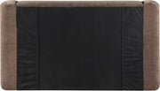 Modena Chenille Fabric Upholstered Full Bed in Brown - ModenaBrown-F