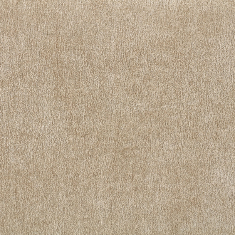 Modena Chenille Fabric Upholstered Queen Bed in Beige - ModenaBeige-Q