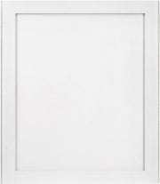 Modernist Wood Veneer Framed Mirror in White - 802White-M
