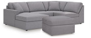 Modmax 4-Piece Sectional and Oversized Accent Ottoman - 92104U27