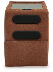 Modmax 4-Piece Sectional with Ottoman in Spice - PKG020740
