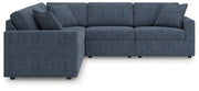 Modmax 5 - Piece Sectional with Recliner - Gate FurnitureSectional