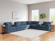 Modmax 8-Piece Sectional with Ottoman in Ink - PKG020669