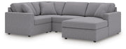 Modmax Granite 4-Piece Sectional with Chaise - 92104S65