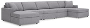 Modmax Granite 5-Piece Double Chaise Sectional - 92104S125