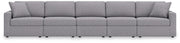 Modmax Granite 5-Piece Sectional - 92104S75