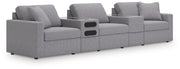 Modmax Granite 5-Piece Sectional with Audio System - 92104S64