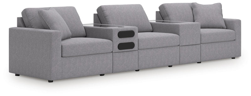 Modmax Granite 5-Piece Sectional with Audio System - 92104S64