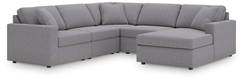 Modmax Granite 5-Piece Sectional with Chaise - 92104S68