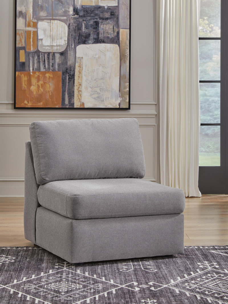Modmax Granite 6-Piece Sectional and Oversized Accent Ottoman - 92104U25