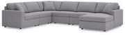 Modmax Granite 6-Piece Sectional with Chaise - 92104S46