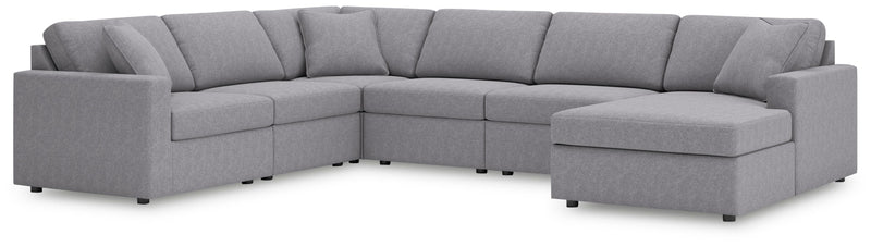 Modmax Granite 6-Piece Sectional with Chaise - 92104S46