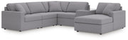 Modmax Granite 6-Piece Sectional with Chaise - 92104S53