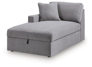 Modmax Granite Left-Arm Facing Corner Chaise with Storage - 9210416S