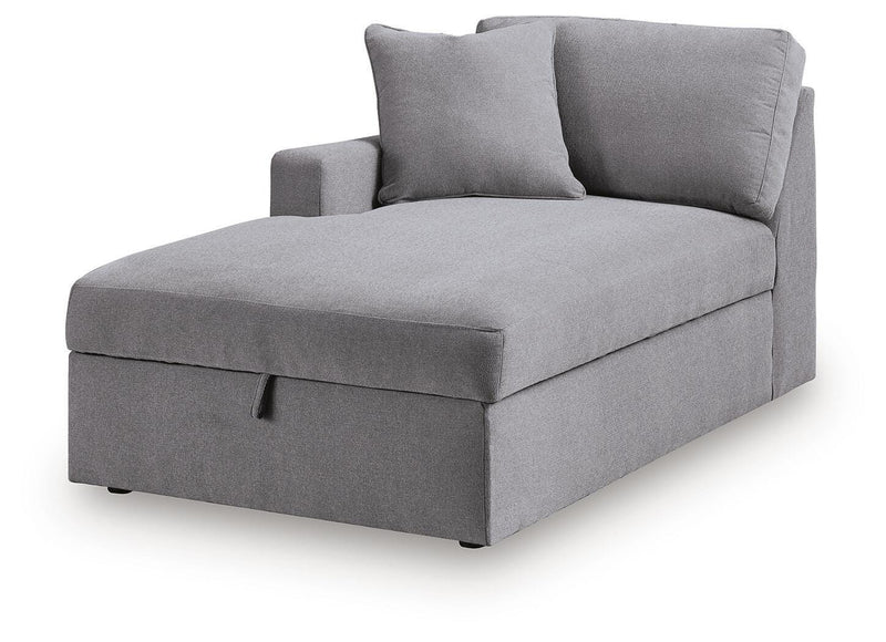 Modmax Granite Left-Arm Facing Corner Chaise with Storage - 9210416S