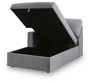 Modmax Granite Left-Arm Facing Corner Chaise with Storage - 9210416S