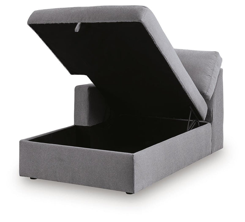 Modmax Granite Left-Arm Facing Corner Chaise with Storage - 9210416S