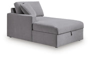 Modmax Granite Left-Arm Facing Corner Chaise with Storage - 9210416S