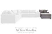 Modmax Granite Right-Arm Facing Corner Chaise - 9210417