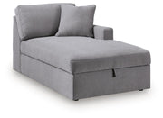 Modmax Granite Right-Arm Facing Corner Chaise with Storage - 9210417S