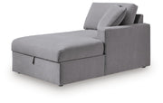 Modmax Granite Right-Arm Facing Corner Chaise with Storage - 9210417S