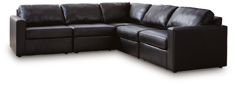 Modmax II Black 5-Piece Sectional - 74305S6