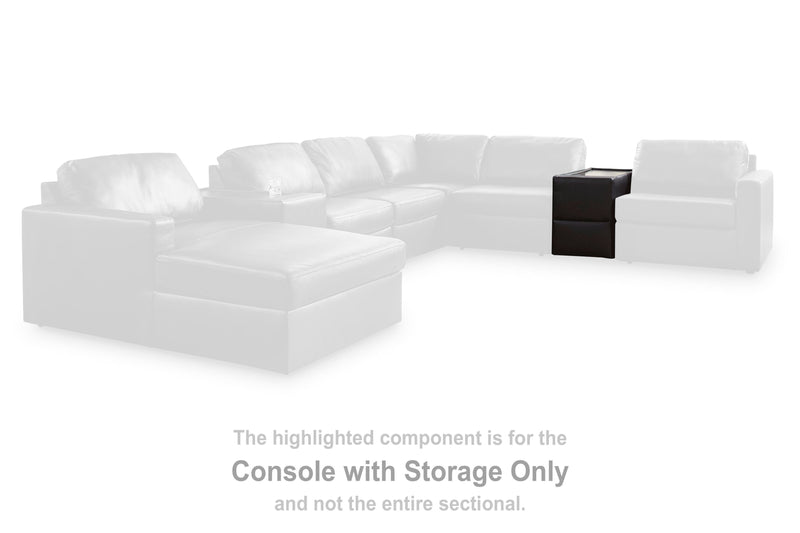 Modmax II Black Console with Storage - 7430557
