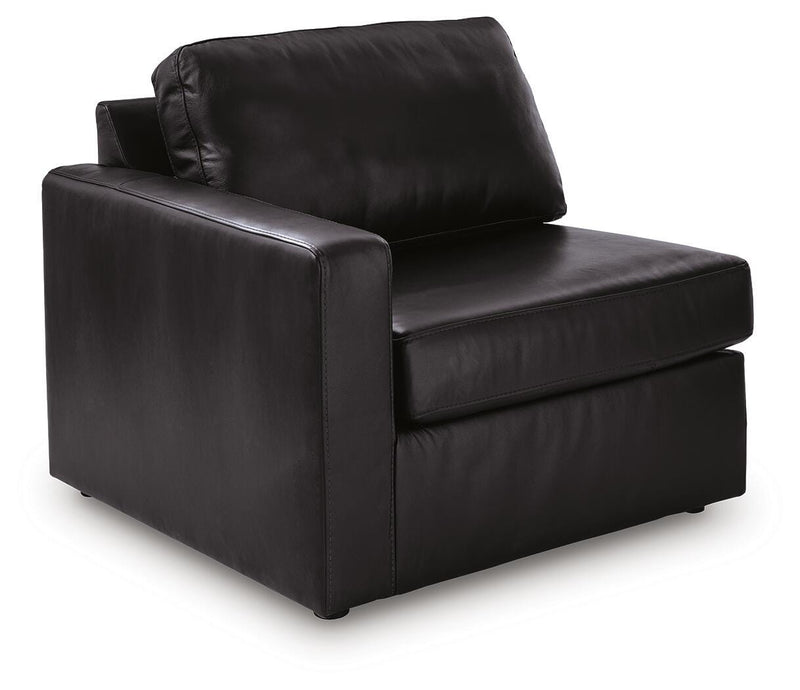 Modmax II Black Left-Arm Facing Corner Chair - 7430564