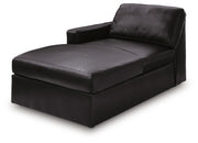 Modmax II Black Left-Arm Facing Corner Chaise - 7430516