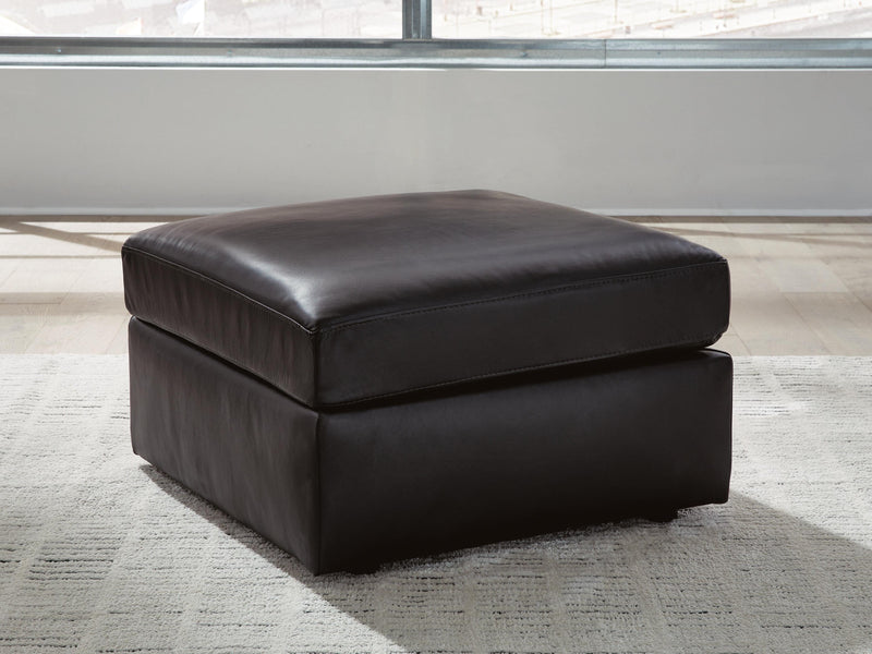 Modmax II Black Oversized Accent Ottoman - 7430508