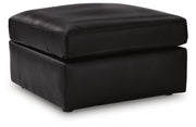 Modmax II Black Oversized Accent Ottoman - 7430508