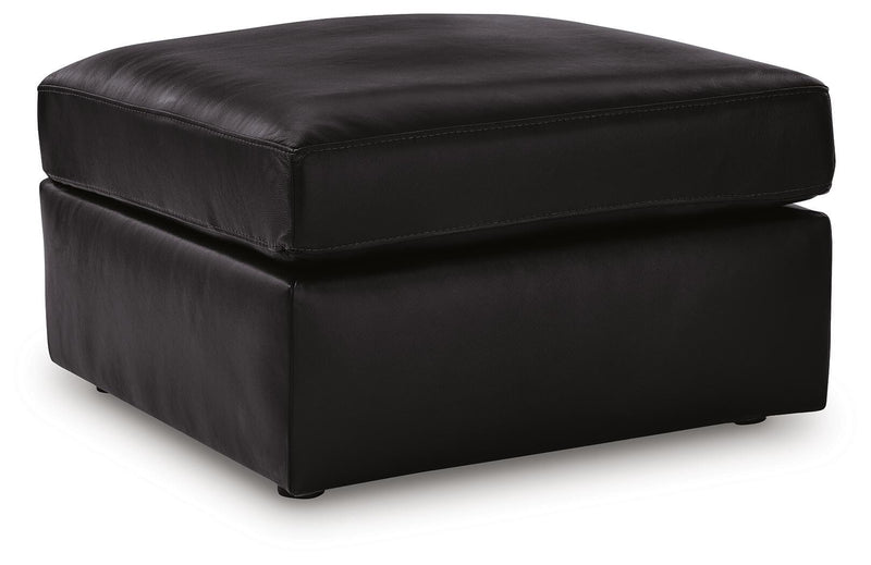 Modmax II Black Oversized Accent Ottoman - 7430508