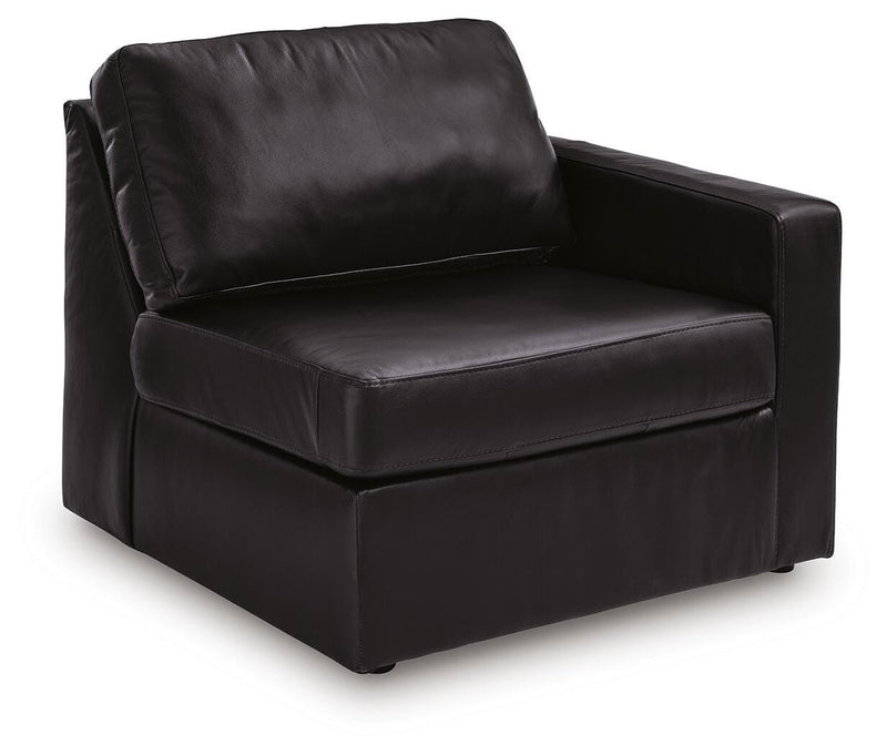 Modmax II Black Right-Arm Facing Corner Chair - 7430565