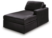 Modmax II Black Right-Arm Facing Corner Chaise - 7430517