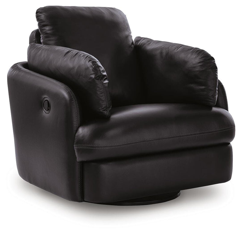 Modmax II Black Swivel Glider Recliner - 7430561