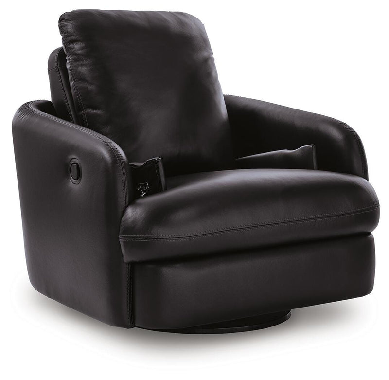Modmax II Black Swivel Glider Recliner - 7430561