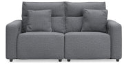 Modmax II Salt and Pepper 2-Piece Reclining Loveseat - 65906S21