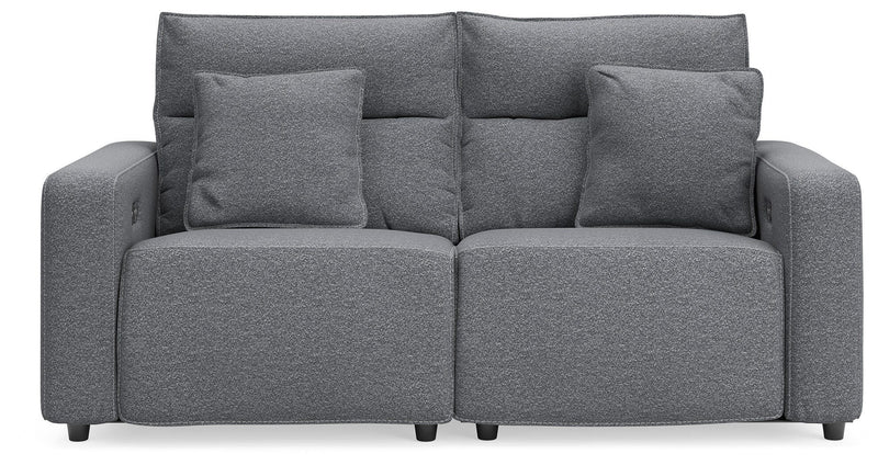 Modmax II Salt and Pepper 2-Piece Reclining Loveseat - 65906S21