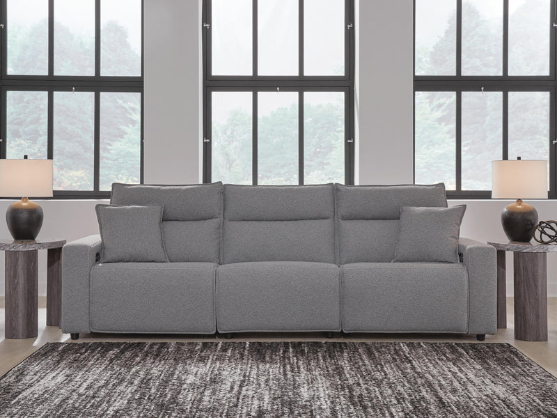 Modmax II Salt and Pepper 3-Piece Power Reclining Sectional - 65906S1